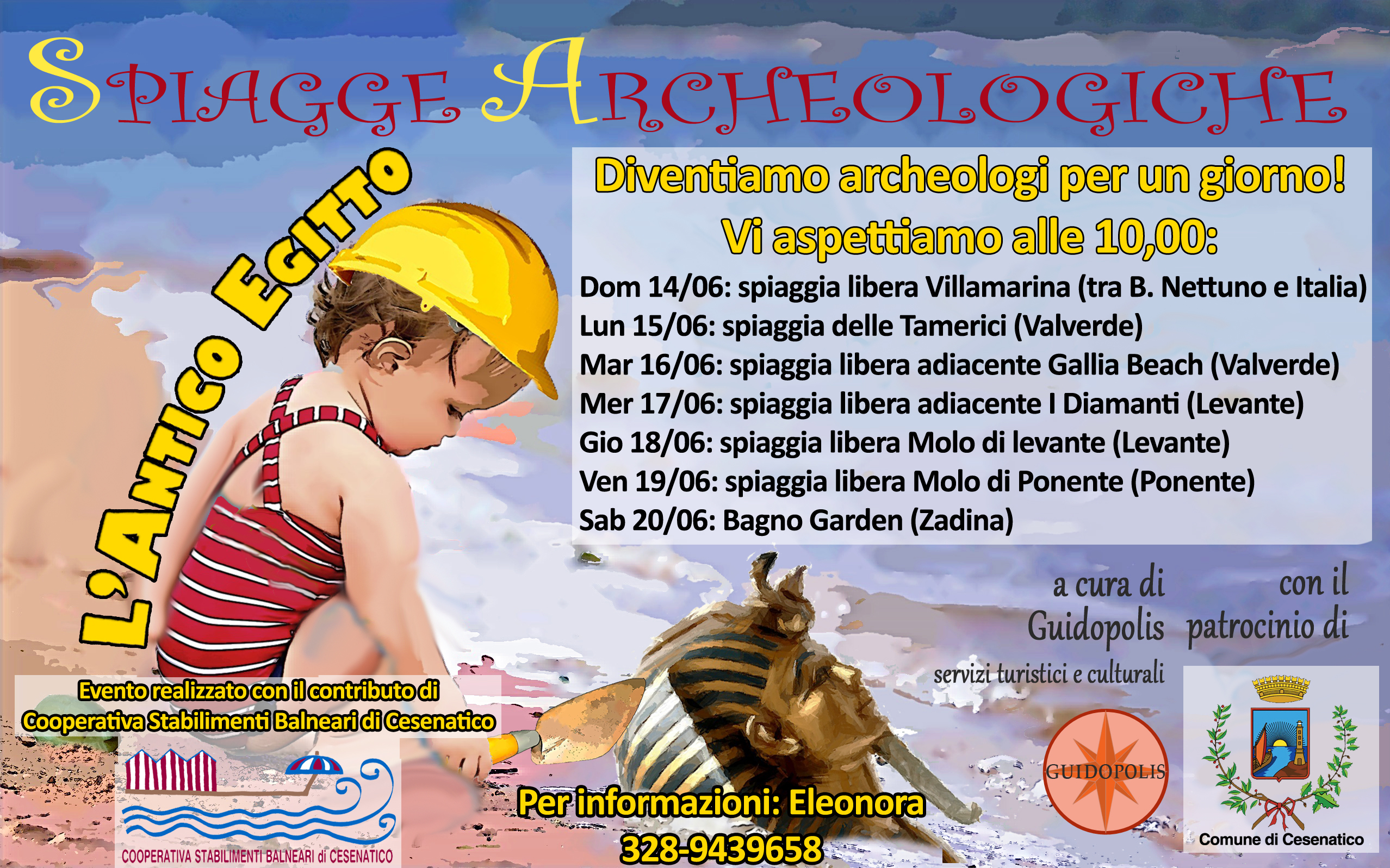 COPERTINA SPIAGGE EGIZIE 2015 coop cesenatico patrocinio cesenatico